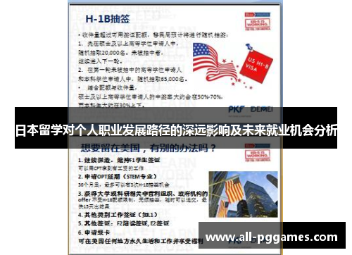 日本留学对个人职业发展路径的深远影响及未来就业机会分析