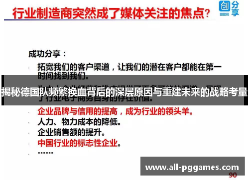 揭秘德国队频繁换血背后的深层原因与重建未来的战略考量 揭秘德国队频繁换血背后的深层原因与重建未来的战略考量